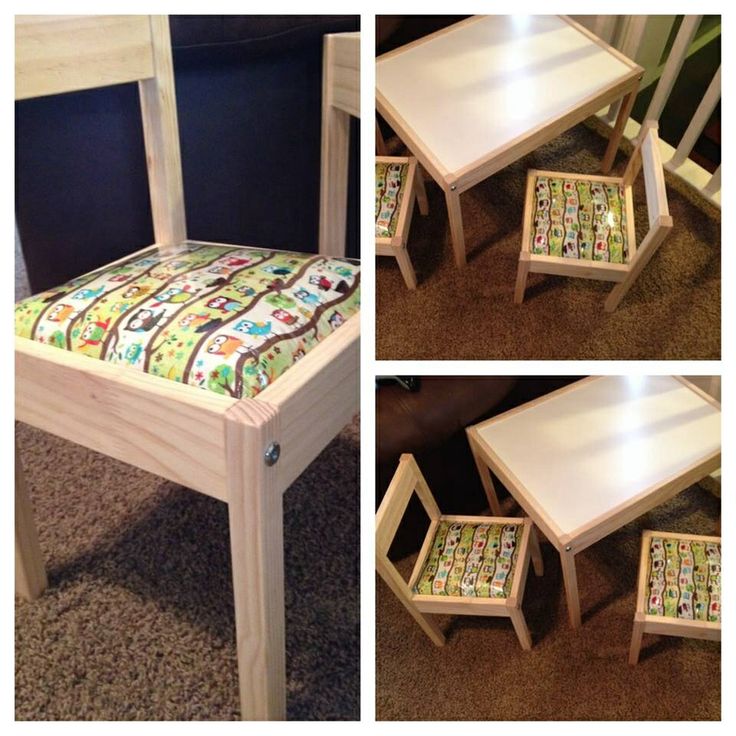 IKEA Kids Table 19 99 Added Padding to make it comfy IKEA Kids Table 19 99 Added Padding to make it comfy