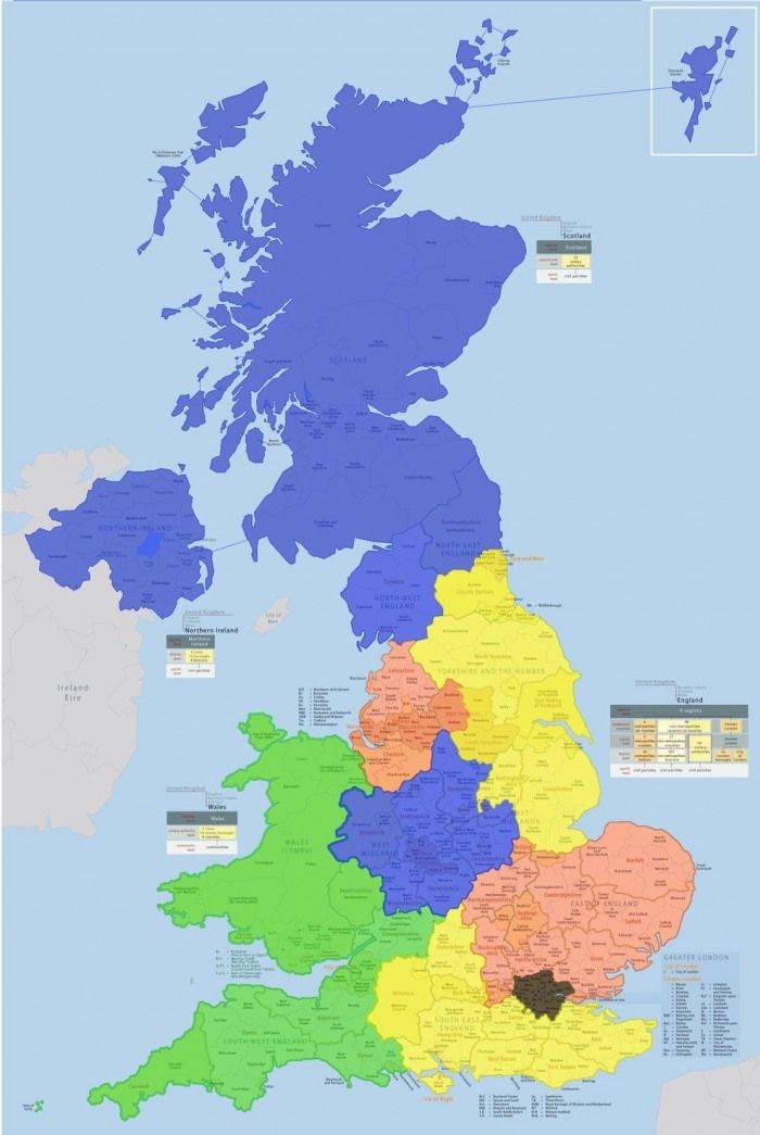 cool map of the day the uk divided up into areas with london sized populations now time out london