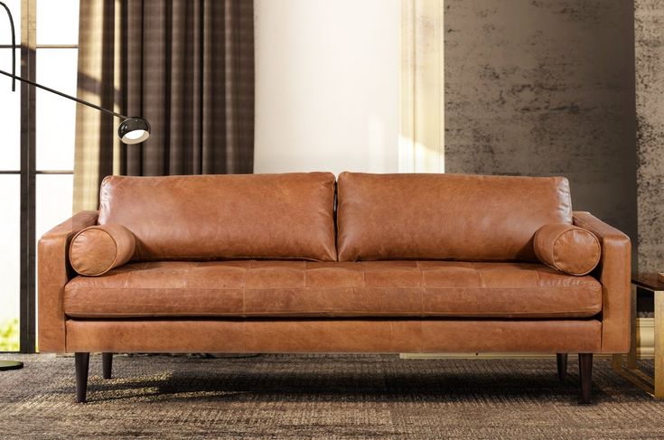 Kate leather sofa leather sofa modern leather sofa pinterest