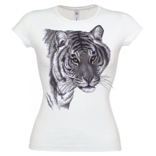 18 best MY TEEZ images on Pinterest | T shirts, Artist logo and Shirts Ethno Designs Womens Wildlife T-Shirt Tiger slim fit Ethno Designs, http:/