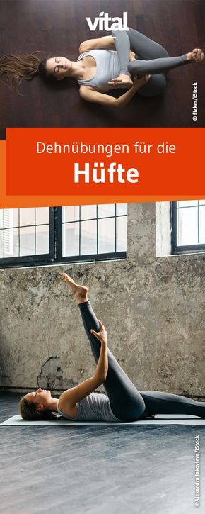Wer die Hüfte regelmäßig dehnt, kann Rückenproblemen langfristig vorbeugen. ...