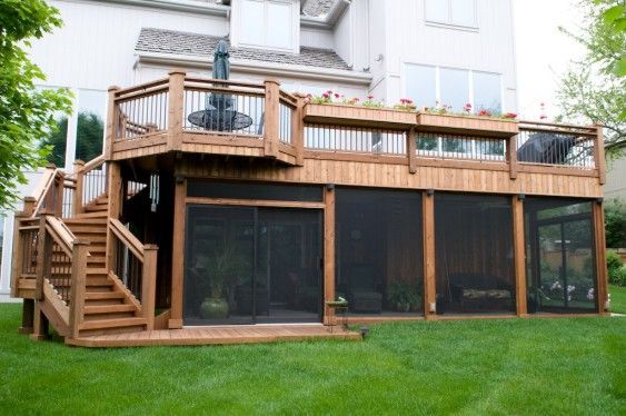 210 Best Wooden Decks Images On Pinterest Deck Patio And Screened Porch Under Deck This Is Perfect And Great Use Of All That E