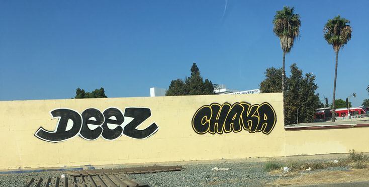 Chaka Deez Graffiti Throwing Up Novelty Sign