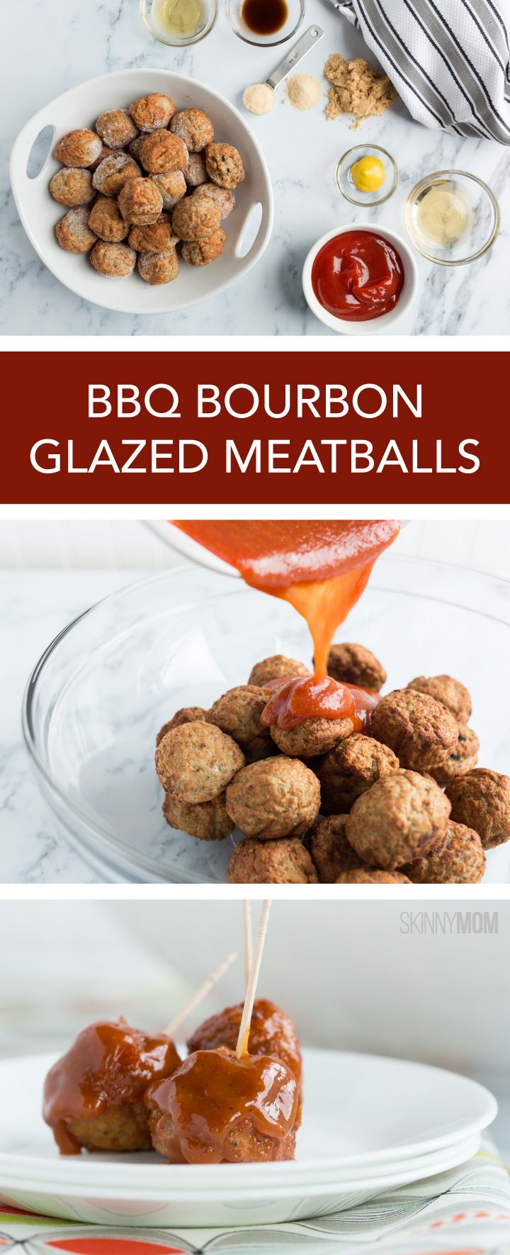 Recipe: BBQ Bourbon Glazed Meatballs | Recipes, Food and ...