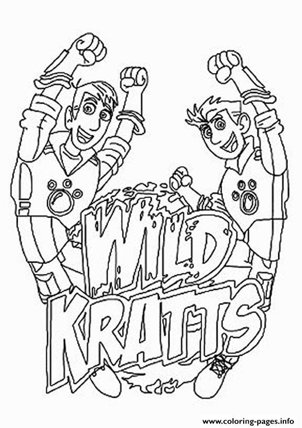 Print wild kratts The Logo coloring pages Wild kratts birthday party Print wild kratts The Logo coloring pages Wild kratts birthday party