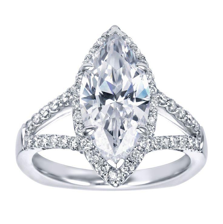 marquee shaped engagement ring halo engagement ring setting marquise cut 4 gerry the jeweler - Marquis Wedding Ring marquee shaped engagement ring halo engagement ring setting marquise cut 4 gerry the jeweler - Marquis Wedding Ring