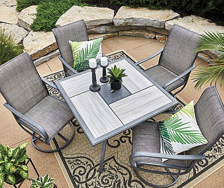Wilson & Fisher Hillcrest 5Piece Patio Dining Set at Big