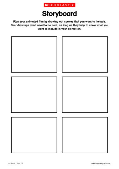 storyboard template free digital templates pinterest free storyboard templates for word