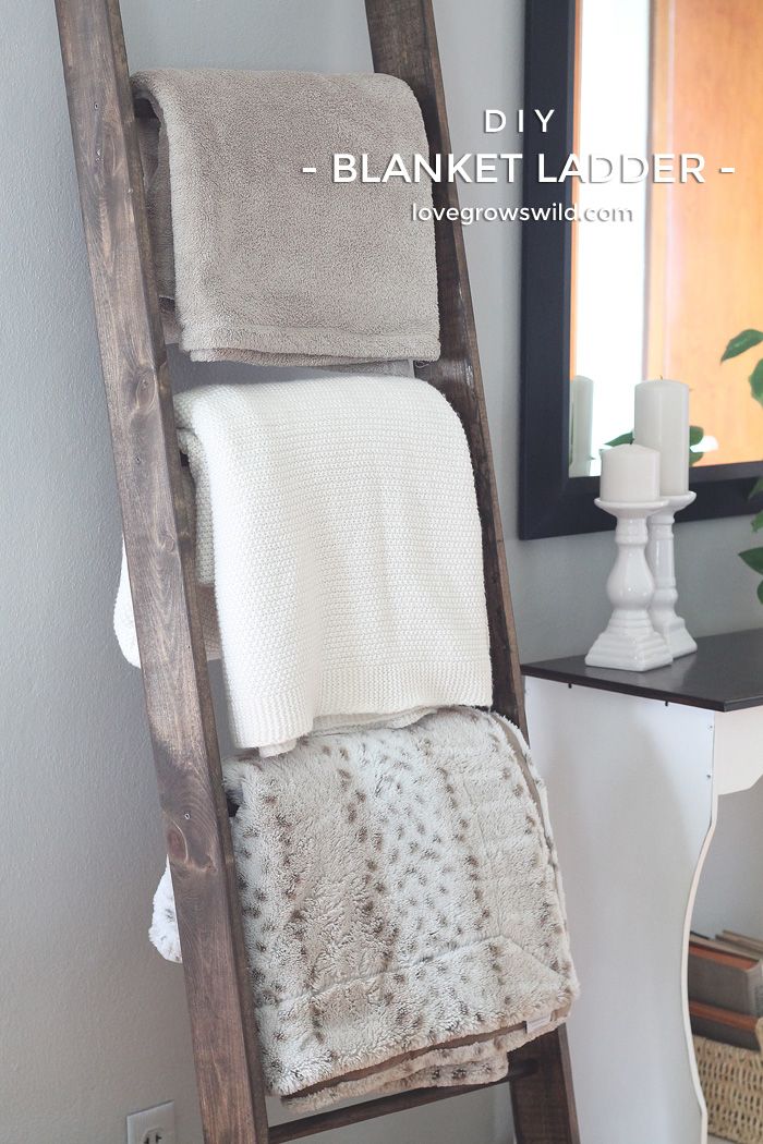 DIY Blanket Ladder Bloggers' Best DIY Ideas Pinterest Diy Magnificent Throw Blanket Storage Ideas DIY Blanket Ladder Bloggers' Best DIY Ideas Pinterest Diy Magnificent Throw Blanket Storage Ideas