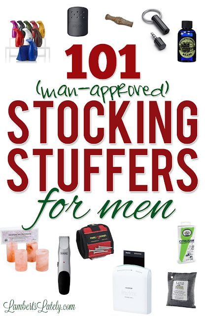 This list of over 100 Christmas stocking stuffer ideas for men covers everything...