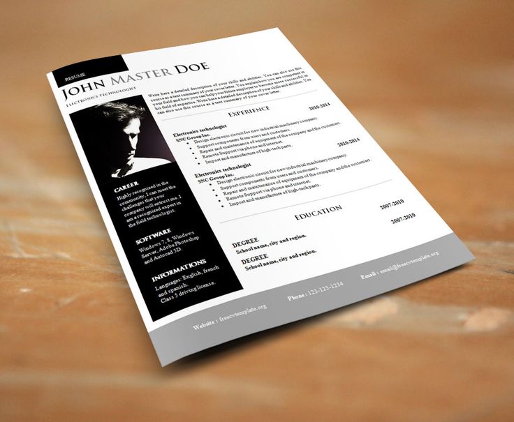 23 best Cv images on Pinterest Resume, Resume design and Curriculum - cool free resume templates 23 best Cv images on Pinterest Resume, Resume design and Curriculum - cool free resume templates