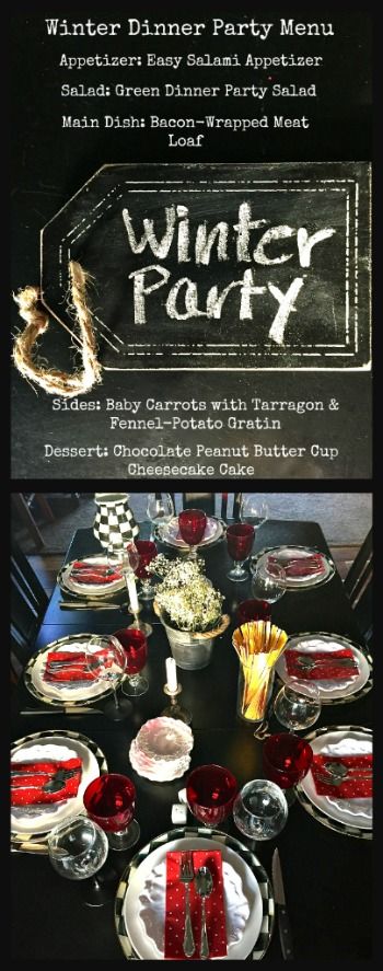 Diy Dinner Party Ideas Part - 28: Complete Menu For A Cozy Winter Themed Dinner Party + Decor And Activity Ideas. Recipes
