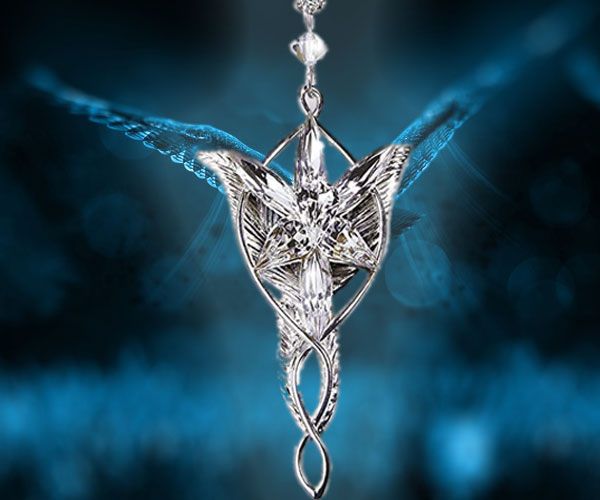 La Estrella De La Tarde De Plata Pura Es Un Símbolo De Poder Sanador De Auspicio Divino Y Fuerza Espiritual Y Restab El Señor De Los Anillos Colgantes Anillos
