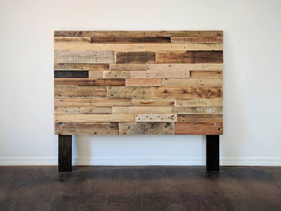 Reclaimed Wood Headboard Upcycled Wood By Seedsandsawdust On Etsy Reclaimed Wood Headboard Wood Headboard Headboard