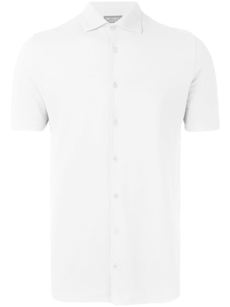 Dell'oglio Knitted Polo Shirt In White ModeSens Polo shirt white