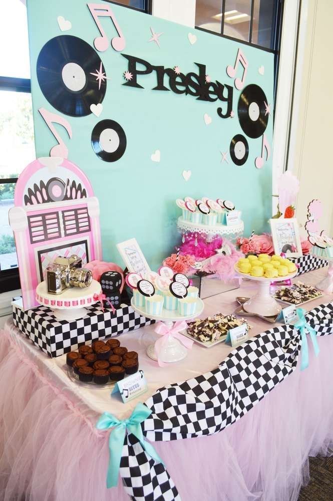 275 Best Retro Party Ideas Images On Pinterest 80s 50 S Sock Hop Birthday Party Ideas
