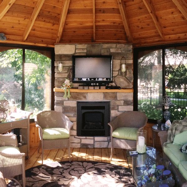 10 best Gazebo Lifestyles - Fireplaces images on Pinterest | Fire pits Fire places and Fireplaces