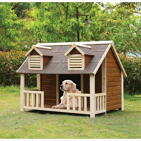 Adirondack Cabin Dog House Adirondack Cabin Dog House