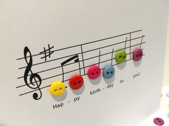 Happy Birthday Music Card Birthday Card With Button Notes Paper Handmade Greeting Card Etsy Uk Happy Birthday Music Happy Birthday Fun Music Birthday Happy Birthday Music Card Birthday Card With Button Notes Paper Handmade Greeting Card Etsy Uk Happy Birthday Music Happy Birthday Fun Music Birthday