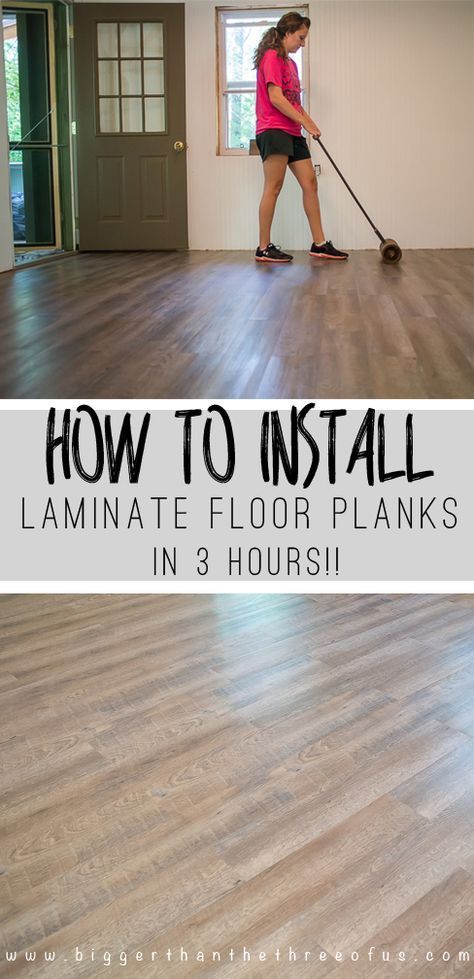 How To Install Laminate Flooring It S Easy And So How To Install Laminate Flooring It S Easy And So Durable You Ll Never Believe Looks Pop Over Get All The Details