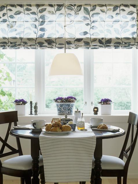 One Wide Roman Shade Is A Streamlined Way To Cover Large Window One Wide Roman Shade Is A Streamlined Way To Cover Large Window Kitchen