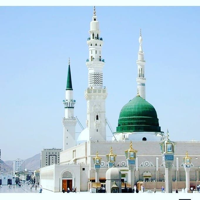 لبیک یا رسول الل ہ لبیک یا رسول الل ہ رسول الله امامزمان الامام المهدي اربعین امام علی الله امام رضا الاربع Medina Mosque Madina Beautiful Mosques