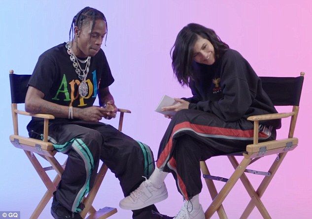 Kylie Jenner Quizzes Baby Daddy Travis Scott About How They First