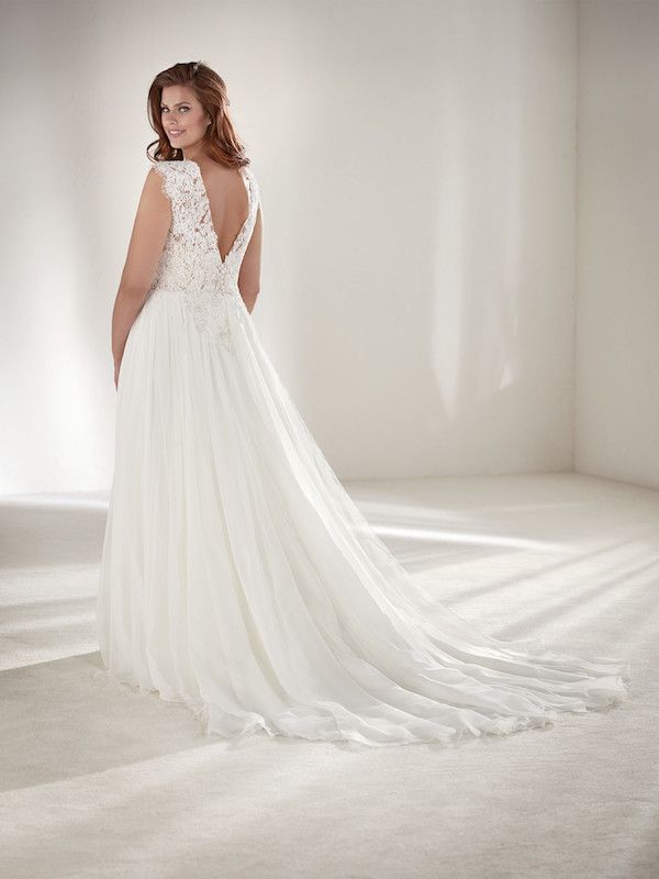 vestidos de novia pronovias 2018 tallas grandes | vestidos de novia