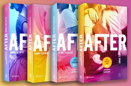 1 After Aqui Empieza Todo 2 After En Mil Pedazos 3 After Almas Perdidas 4 After Amor Infinito Amor Book Cover Wattpad