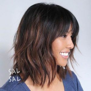 The 25 Best Long Bob Haircut With Bangs Ideas On Pinterest 27 Pretty Lob Haircut Ideas You Should Copy In 2017 Medium Haircutslong