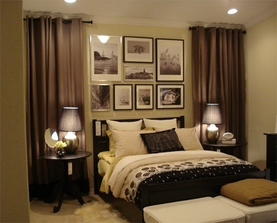 put curtains up even if there are no windows. | Mycah's Apartment in
