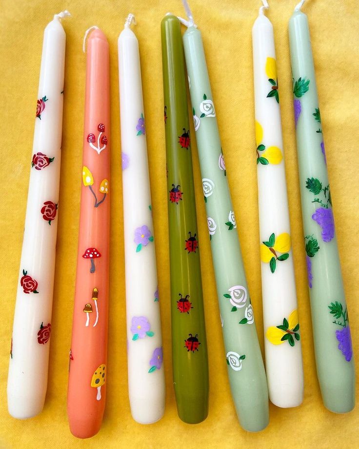 Bable London Fake Candles Diy Candles Crafts Hand Painted Candles Bable London Fake Candles Diy Candles Crafts Hand Painted Candles