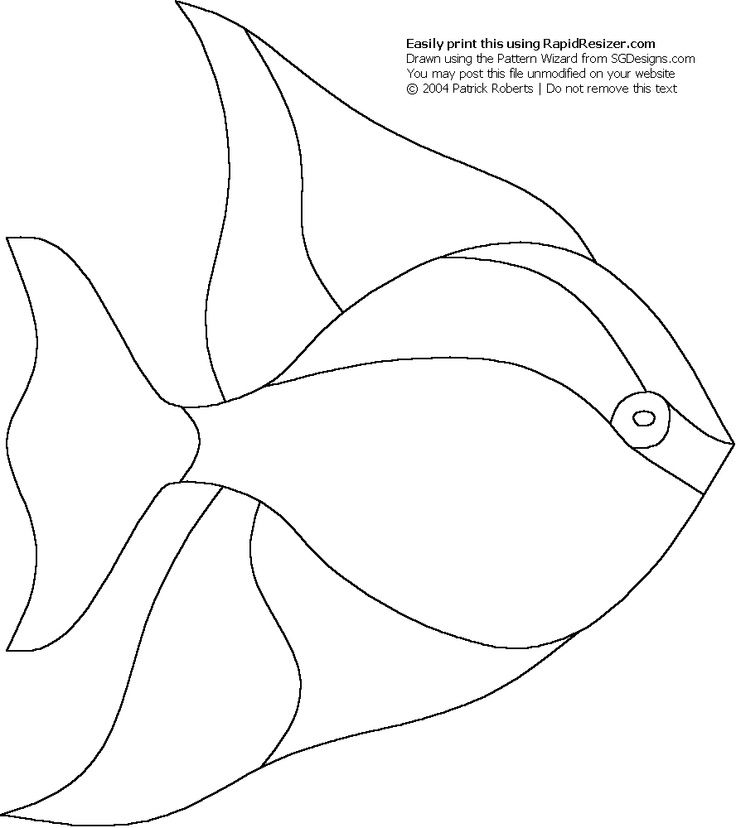 Applique: Fish & Ocean Life | Mosaic Patterns, Free Mosaic Patterns, Applique Pattern