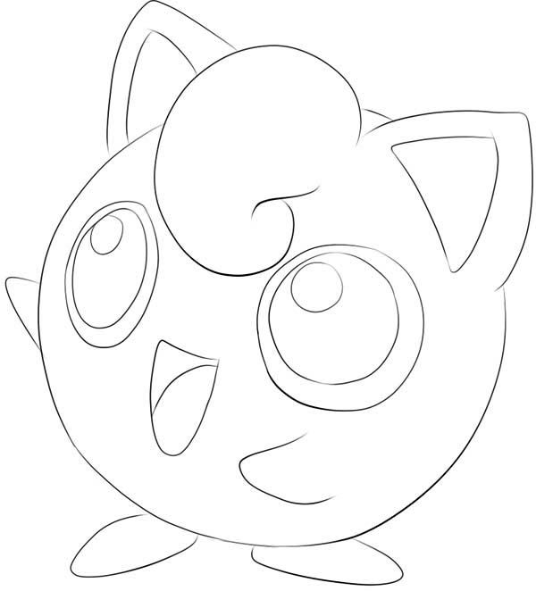 Pokemon Jigglypuff Picture Coloring Page Download Print Online
