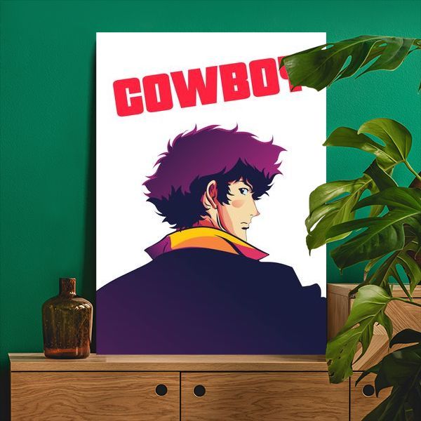 Metal Poster Cowboy Bebop Spike In 2021 Japanese Cartoon Pop Art Cowboy Bebop