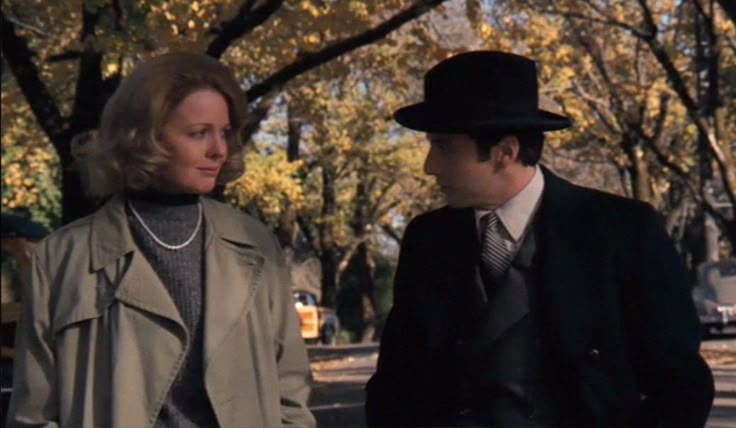 Kay and Mike take a walk | Diane keaton al pacino, The godfather, Al pacino
