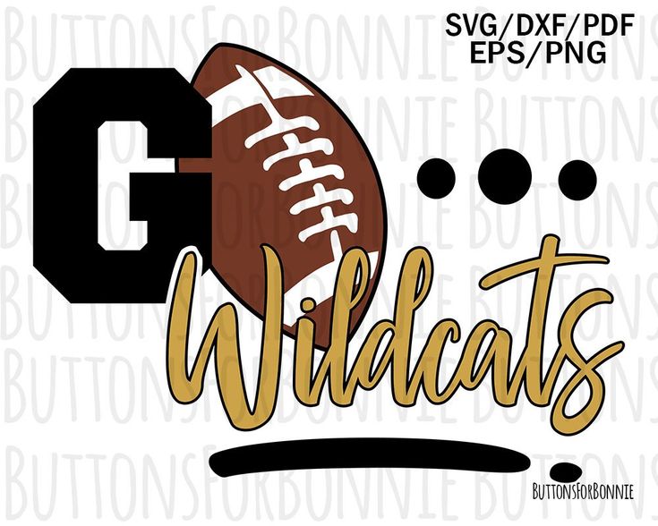 Download Wildcats football football svg football mom svg digital ...