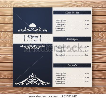 10 best Menu images on Pinterest Menu templates, A4 and Brochures - cafe menu templates free download 10 best Menu images on Pinterest Menu templates, A4 and Brochures - cafe menu templates free download