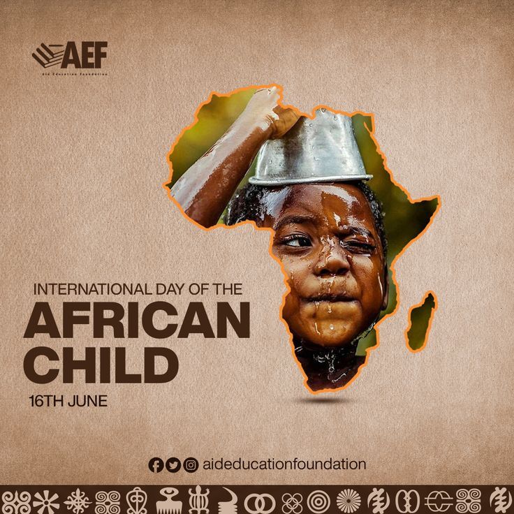 INTERNATIONAL DAY OF THE AFRICAN CHILD in 2024 | Graphic design fun
