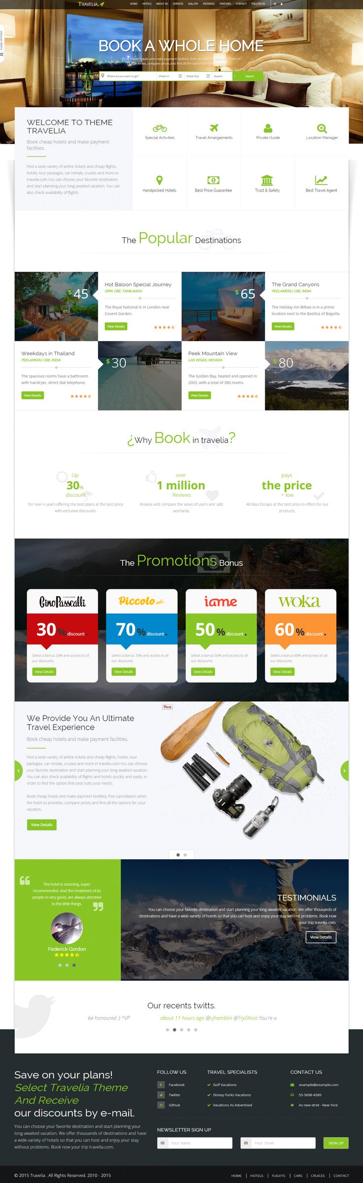 travelia template