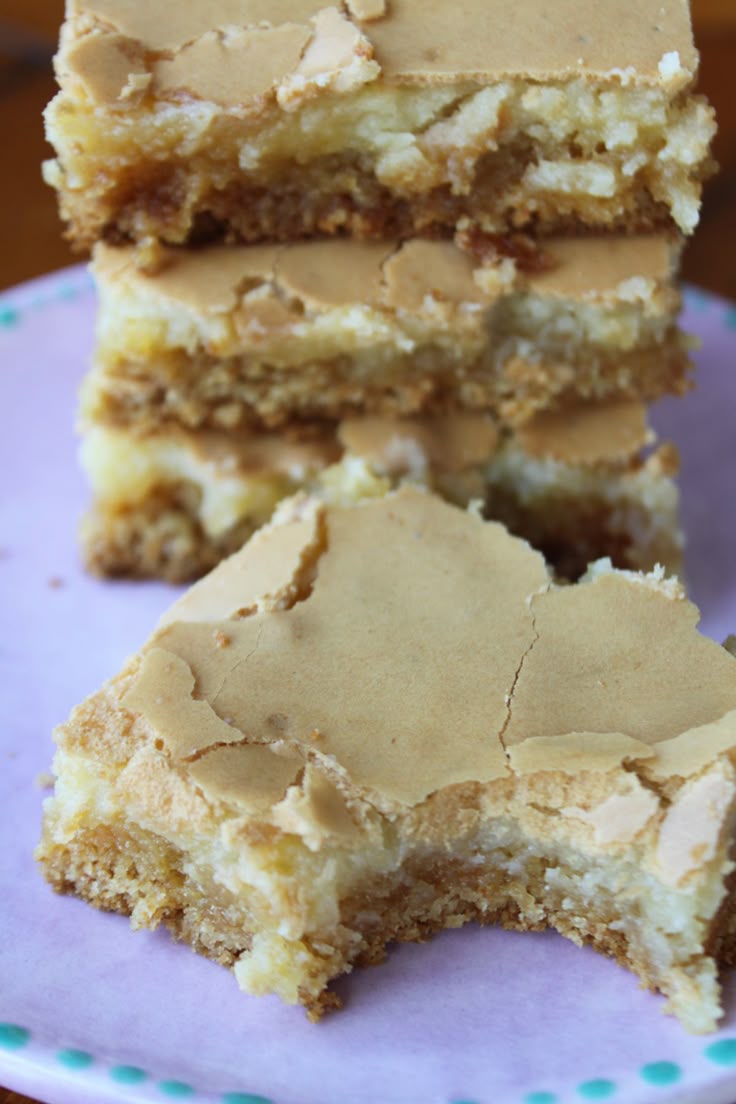 Chess Pie Bars With Yellow Cake Mix Chess Pie Bars With Yellow Cake Mix