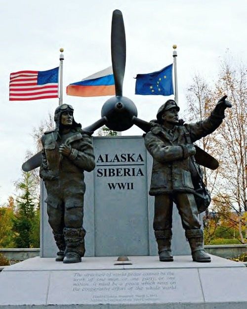 Image result for lend lease alaska statue