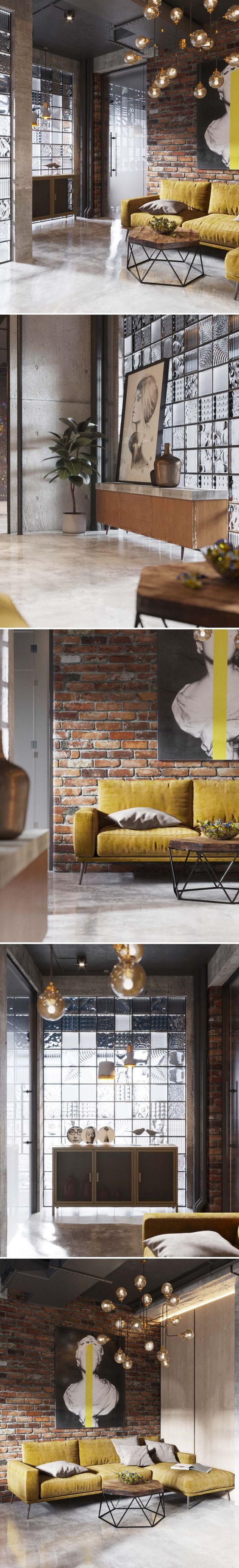 Interior in loft style: for the brave and the daring Interior in loft style: for the brave and the daring