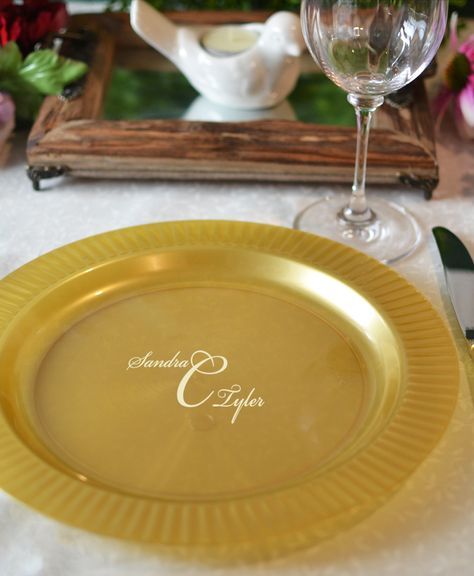 Best 25 Wedding Dinner Plates Ideas On Pinterest Table Personalized Premium Plastic Wedding Dinner Plates With Fluted Edging Will Add Texture And Personal Style To