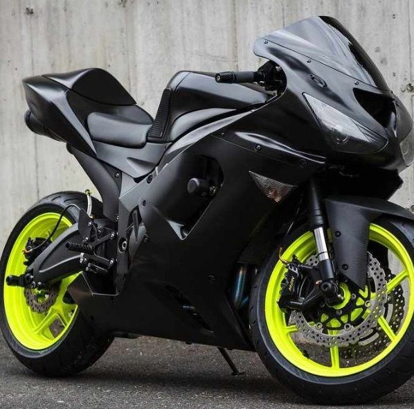 Kawasaki Kz6r Black Pink Motorcycle Kawasaki Motorcycles