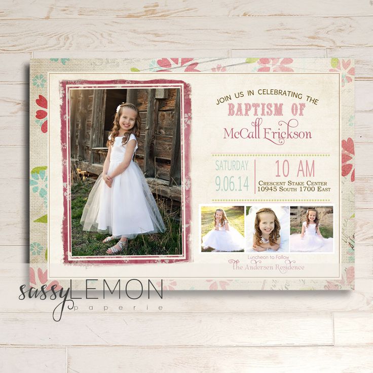 The 113 best Baptism images on Pinterest Christening invitations