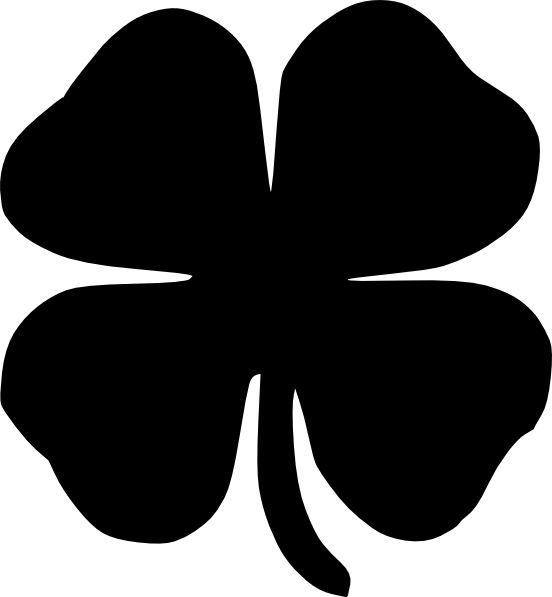 Clover Silhouette FourLeaf Free HQ Image Four leaf clover tattoo Clover Silhouette FourLeaf Free HQ Image Four leaf clover tattoo