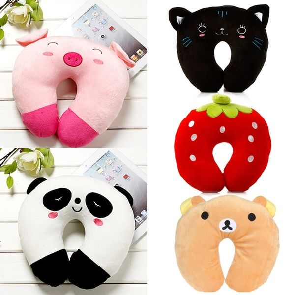 Animal U Shaped Travel Neck Pillow U Shaped Cartoon Travel Pillow Cute