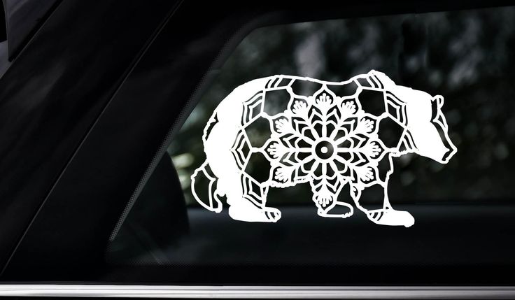 Download Grizzly Bear Mandala Animal Svg T-Shirt Digital | Grizzly ...