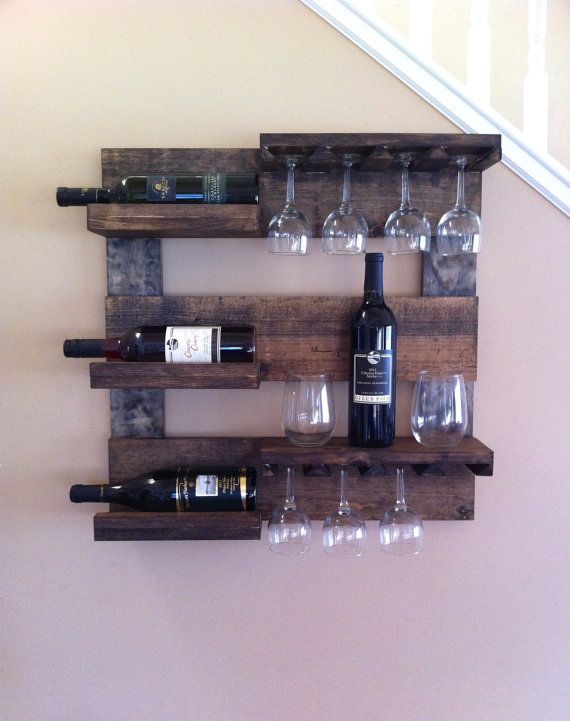 This Beautiful Wine Rack Is Made From Reclaimed Pine That I Have This Beautiful Wine Rack Is Made From Reclaimed Pine That I Have Stained And Distressed It Measures 24 X With 3 Shelves Gl Hol